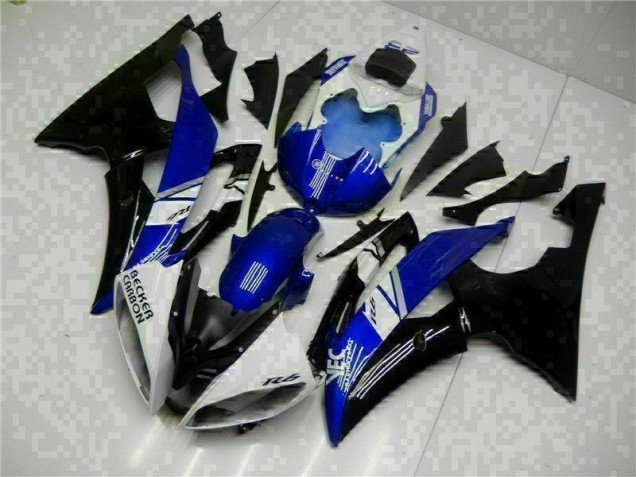 Azul Negro Kits Completo Carenado Moto ABS Yamaha R6 2008-2016 Azul Negro Kits Completo Carenado Moto ABS Yamaha R6 2008-2016