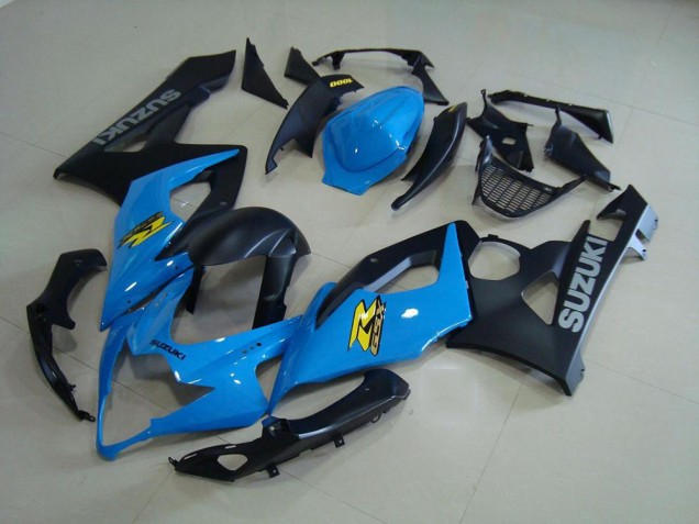 Azul & Negro Mate Carenado Moto Suzuki GSXR 1000 K5 2005-2006 Azul & Negro Mate Carenado Moto Suzuki GSXR 1000 K5 2005-2006