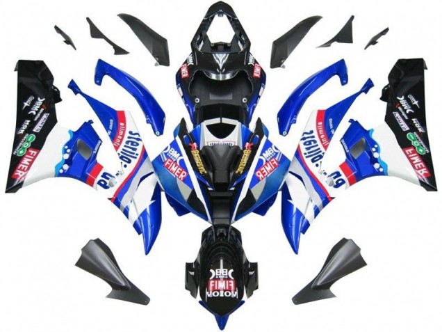 Azul Negro Sterilgard Carenado Moto Yamaha R6 2006-2007 Azul Negro Sterilgard Carenado Moto Yamaha R6 2006-2007