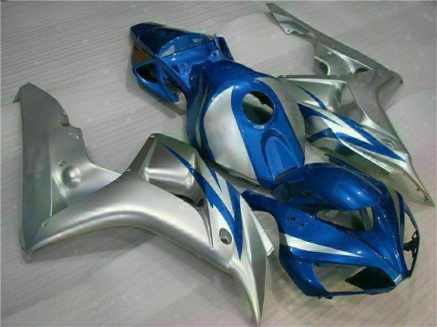Azul Plata Carenado Moto Honda CBR 1000 RR 2006-2007 Azul Plata Carenado Moto Honda CBR 1000 RR 2006-2007