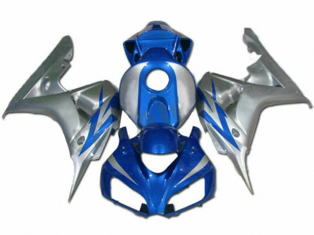 Azul Plata Carenado Moto Honda CBR 1000 RR 2006-2007 Azul Plata Carenado Moto Honda CBR 1000 RR 2006-2007