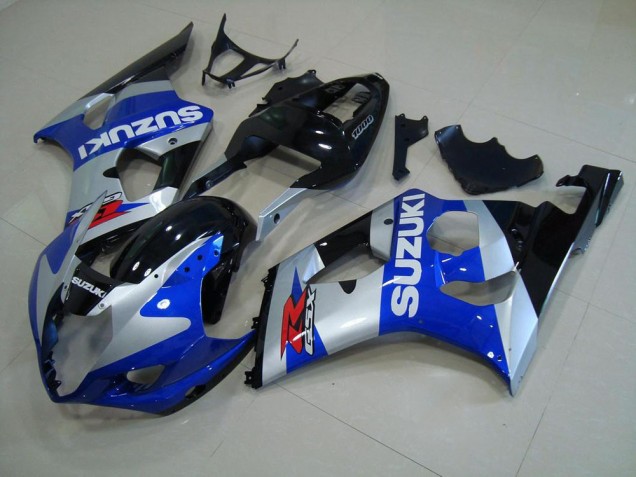 Azul Plata Carenado Moto Suzuki GSXR 1000 K3 2003-2004 Azul Plata Carenado Moto Suzuki GSXR 1000 K3 2003-2004