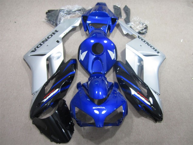 Azul Plata Negro Carenado Moto Honda CBR 1000 RR 2004-2005 Azul Plata Negro Carenado Moto Honda CBR 1000 RR 2004-2005