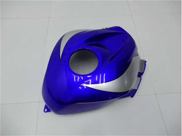 Azul Plata Negro Carenado Moto Honda CBR 600 RR 2007-2008 Azul Plata Negro Carenado Moto Honda CBR 600 RR 2007-2008