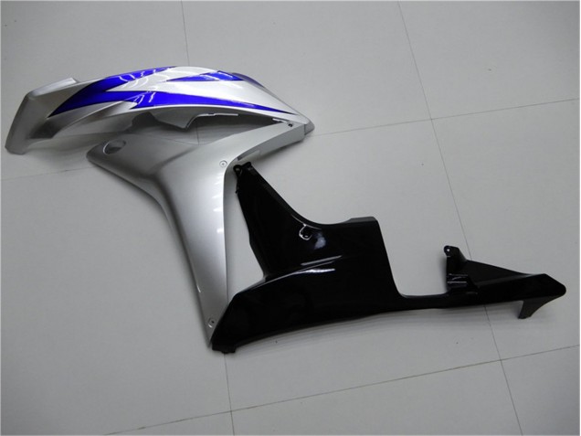 Azul Plata Negro Carenado Moto Honda CBR 600 RR 2007-2008 Azul Plata Negro Carenado Moto Honda CBR 600 RR 2007-2008