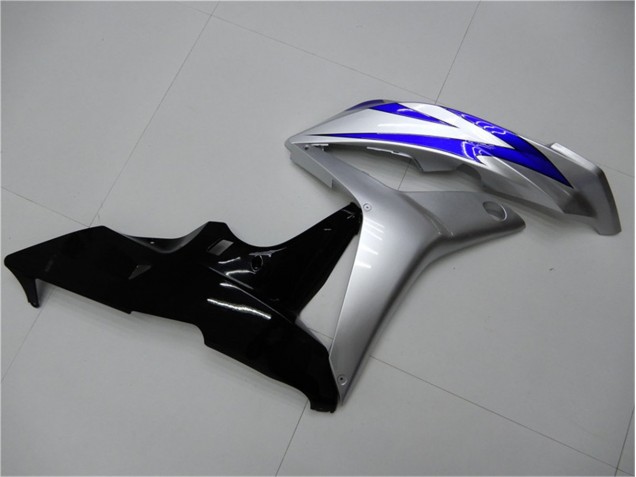Azul Plata Negro Carenado Moto Honda CBR 600 RR 2007-2008 Azul Plata Negro Carenado Moto Honda CBR 600 RR 2007-2008