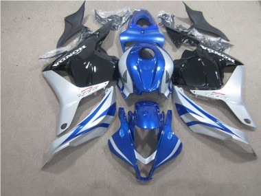 Azul Plata Negro Carenado Moto Honda CBR 600 RR 2009-2012