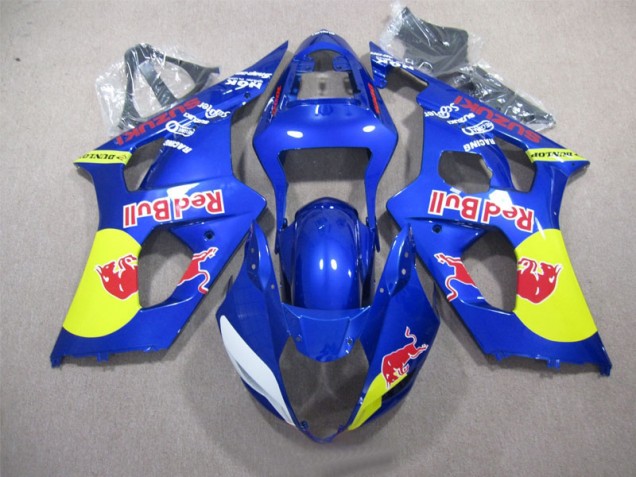 Azul Red Bull Carenado Moto Suzuki GSXR 1000 K3 2003-2004 Azul Red Bull Carenado Moto Suzuki GSXR 1000 K3 2003-2004