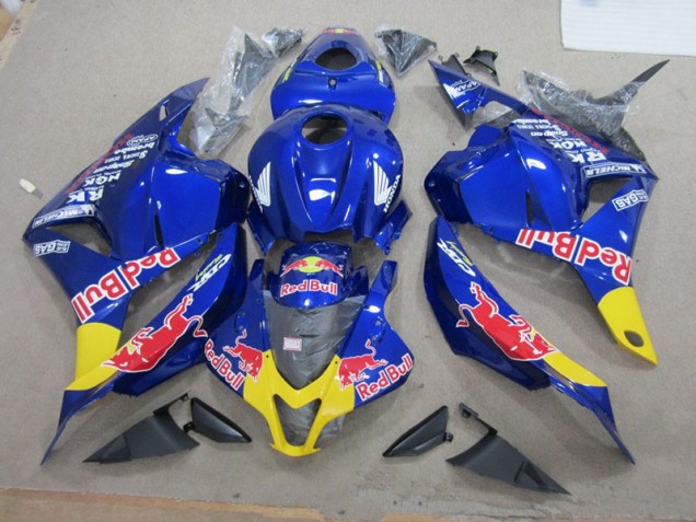 Azul Red Bull Carrocería Motocicletas Honda CBR 600 RR 2009-2012 Azul Red Bull Carrocería Motocicletas Honda CBR 600 RR 2009-2012