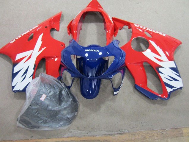 Azul Rojo Carenado Moto Honda CBR 600 F4 1999-2000 Azul Rojo Carenado Moto Honda CBR 600 F4 1999-2000