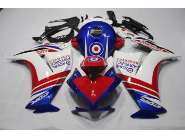 Azul Rojo Royal Air Force Reserves Carenado Moto Honda CBR 1000 RR 2012-2016