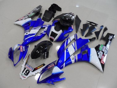 Azul Sterilgarda Carenado Moto Yamaha R6 2006-2007