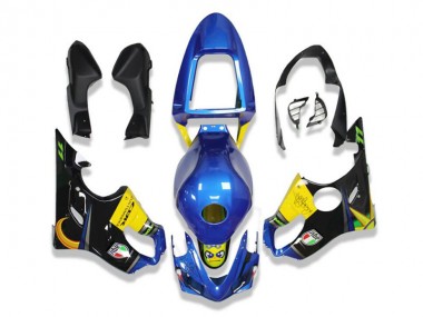 Azul Tiburón Carenado Moto Honda CBR 600 F4i 2001-2003