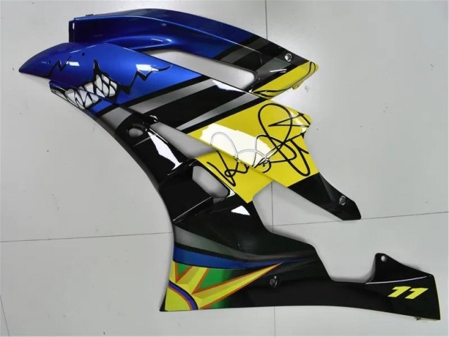 Azul Tiburón Carenado Moto Yamaha R6 2006-2007 Azul Tiburón Carenado Moto Yamaha R6 2006-2007
