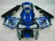 Azul con Plata Llama Carenado Moto Honda CBR 600 RR 2003-2004 Azul con Plata Llama Carenado Moto Honda CBR 600 RR 2003-2004