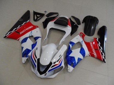 Bandera de estrella Carenado Moto Yamaha R1 2000-2001