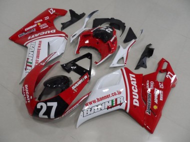 Banner 27 Carenado Moto Ducati 848 1098 1198 2007-2014