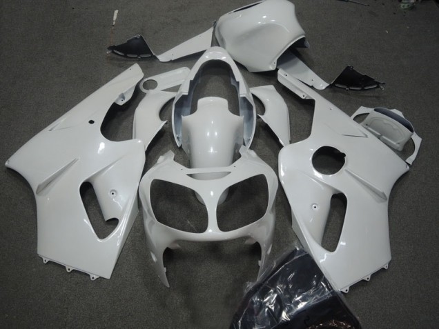 Blanco ABS Moto Plástico Kawasaki ZX12R 2000-2001 Blanco ABS Moto Plástico Kawasaki ZX12R 2000-2001