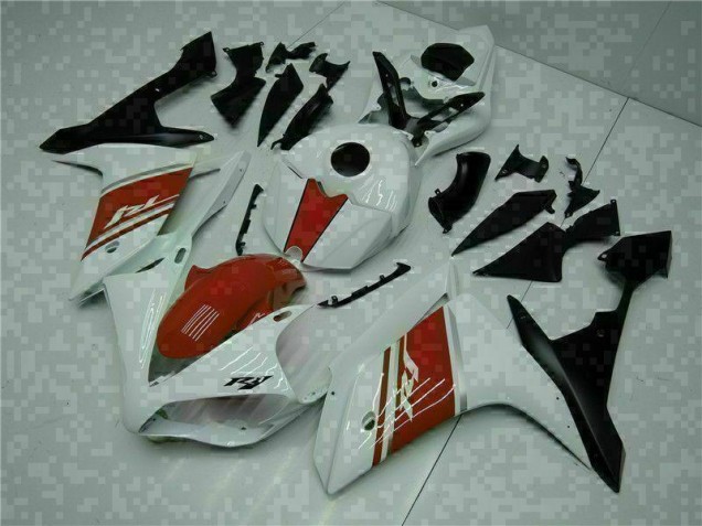 Blanco ABS Moto Plástico Yamaha R1 2007-2008 Blanco ABS Moto Plástico Yamaha R1 2007-2008