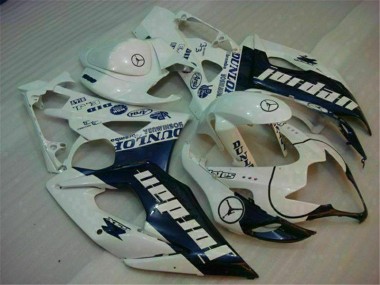 Blanco ABS Moto Plásticos Suzuki GSXR 1000 K5 2005-2006