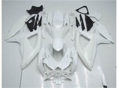 Blanco ABS Moto Plásticos Suzuki GSXR 600 / 750 K8 2008-2010