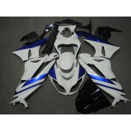 Blanco Azul Carenado Moto Kawasaki ZX6R 2009-2012