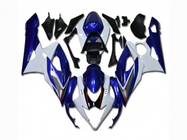 Blanco Azul Carenado Moto Suzuki GSXR 1000 K5 2005-2006