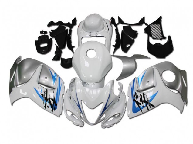 Blanco Azul Carenado Moto Suzuki GSXR 1300 Hayabusa 2008-2019 Blanco Azul Carenado Moto Suzuki GSXR 1300 Hayabusa 2008-2019