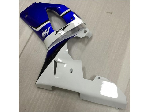 Blanco Azul Carenado Moto Yamaha R1 2000-2001 Blanco Azul Carenado Moto Yamaha R1 2000-2001