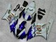 Blanco Azul Carrocería Motocicletas Yamaha R6 2006-2007 Blanco Azul Carrocería Motocicletas Yamaha R6 2006-2007