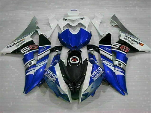 Blanco Azul Kit Carenado ABS Completo Yamaha R6 2008-2016 Blanco Azul Kit Carenado ABS Completo Yamaha R6 2008-2016