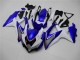 Blanco Azul Kit Completo Carenado Moto Suzuki GSXR 600 / 750 K8 2008-2010 Blanco Azul Kit Completo Carenado Moto Suzuki GSXR 600 / 750 K8 2008-2010