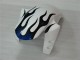 Blanco Azul Llama Carenado Moto Yamaha R1 2004-2006 Blanco Azul Llama Carenado Moto Yamaha R1 2004-2006