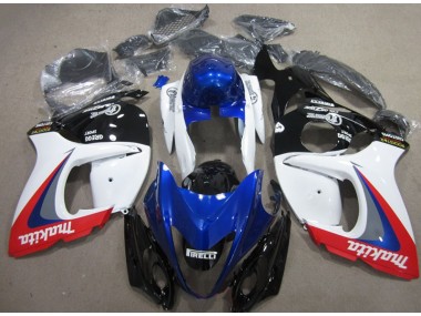 Blanco Azul Makita Carenado Moto Suzuki GSXR 1300 Hayabusa 2008-2019