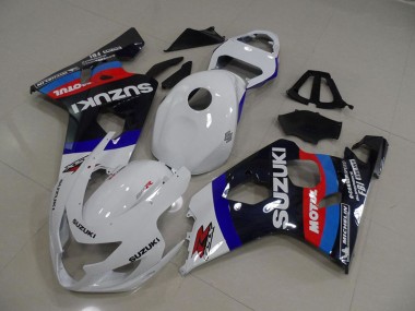 Blanco Azul Motul Carenado Moto Suzuki GSXR 750 K4 2004-2005