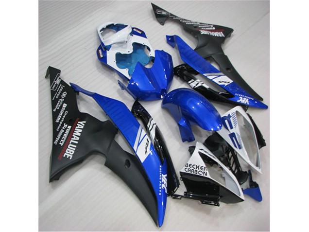 Blanco Azul Negro Carenado Moto Yamaha R6 2008-2016 Blanco Azul Negro Carenado Moto Yamaha R6 2008-2016