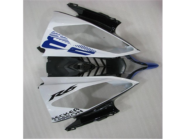 Blanco Azul Negro Carenado Moto Yamaha R6 2008-2016 Blanco Azul Negro Carenado Moto Yamaha R6 2008-2016