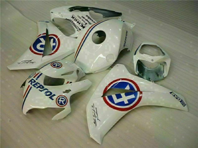 Blanco Azul Repsol Carrocería Motocicletas Honda CBR 1000 RR 2008-2011 Blanco Azul Repsol Carrocería Motocicletas Honda CBR 1000 RR 2008-2011