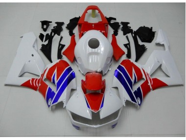 Blanco Azul Rojo Carenado Moto Honda CBR 600 RR 2013-2021