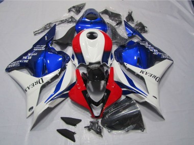 Blanco Azul Rojo DREAM Kits Carenado Moto Honda CBR 600 RR 2009-2012