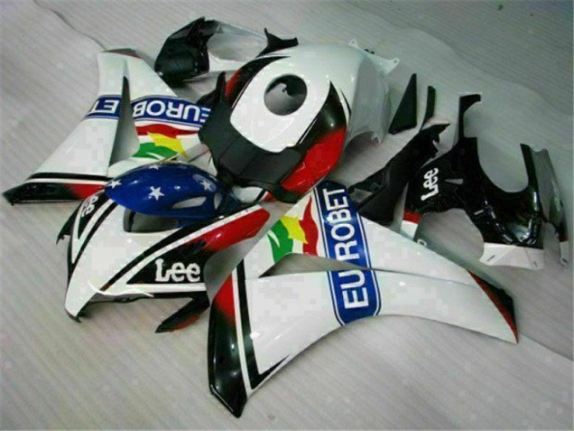 Blanco Azul Rojo Eurobet Lee Carenado Moto Honda CBR 1000 RR 2008-2011 Blanco Azul Rojo Eurobet Lee Carenado Moto Honda CBR 1000 RR 2008-2011