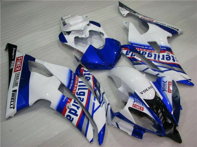 Blanco Azul Sterilgarda Volvo Carenado Moto Yamaha R6 2008-2016 Blanco Azul Sterilgarda Volvo Carenado Moto Yamaha R6 2008-2016