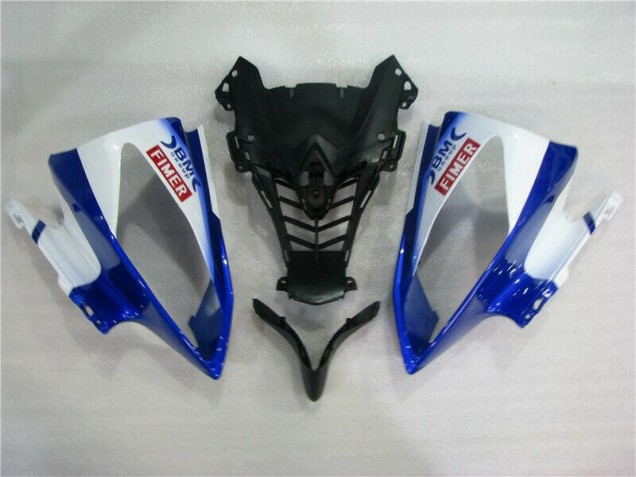 Blanco Azul Sterilgarda Volvo Carenado Moto Yamaha R6 2008-2016 Blanco Azul Sterilgarda Volvo Carenado Moto Yamaha R6 2008-2016
