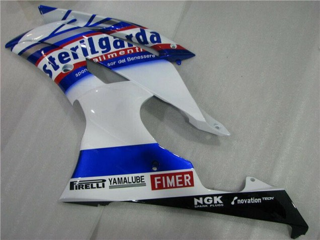 Blanco Azul Sterilgarda Volvo Carenado Moto Yamaha R6 2008-2016 Blanco Azul Sterilgarda Volvo Carenado Moto Yamaha R6 2008-2016