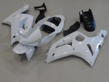 Blanco Carenado Moto Kawasaki ZX6R 2003-2004