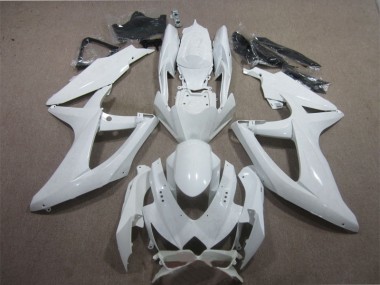 Blanco Carenado Moto Suzuki GSXR 600 K8 2008-2010