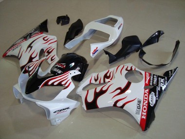 Blanco Llama Carenado Moto Honda CBR 600 F4i 2001-2003