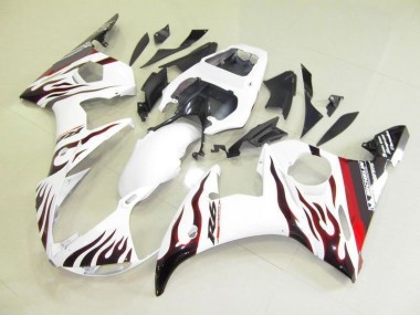 Blanco & Llama Carenado Moto Yamaha R6 2003-2005