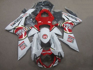 Blanco Lucky Strike Rojo Motul Carenado Moto Suzuki GSXR 600 K11 2011-2021