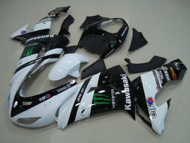 Blanco Monster Carenado Moto Kawasaki ZX10R 2006-2007